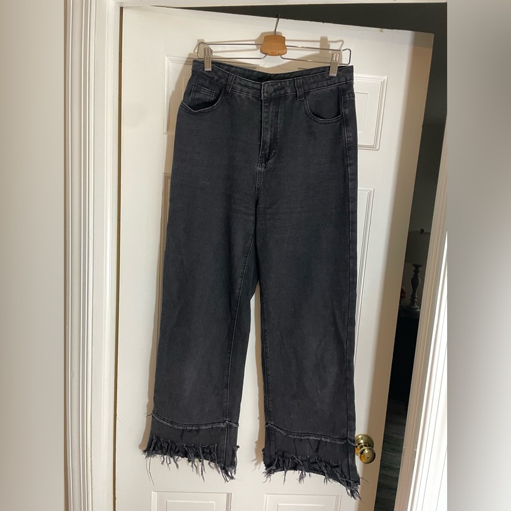 Black jeans with cool trim